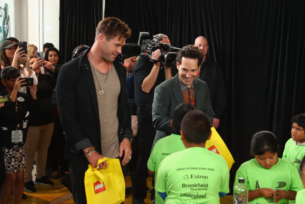 Avengers Cast at Disneyland For Charity Donation April 2019