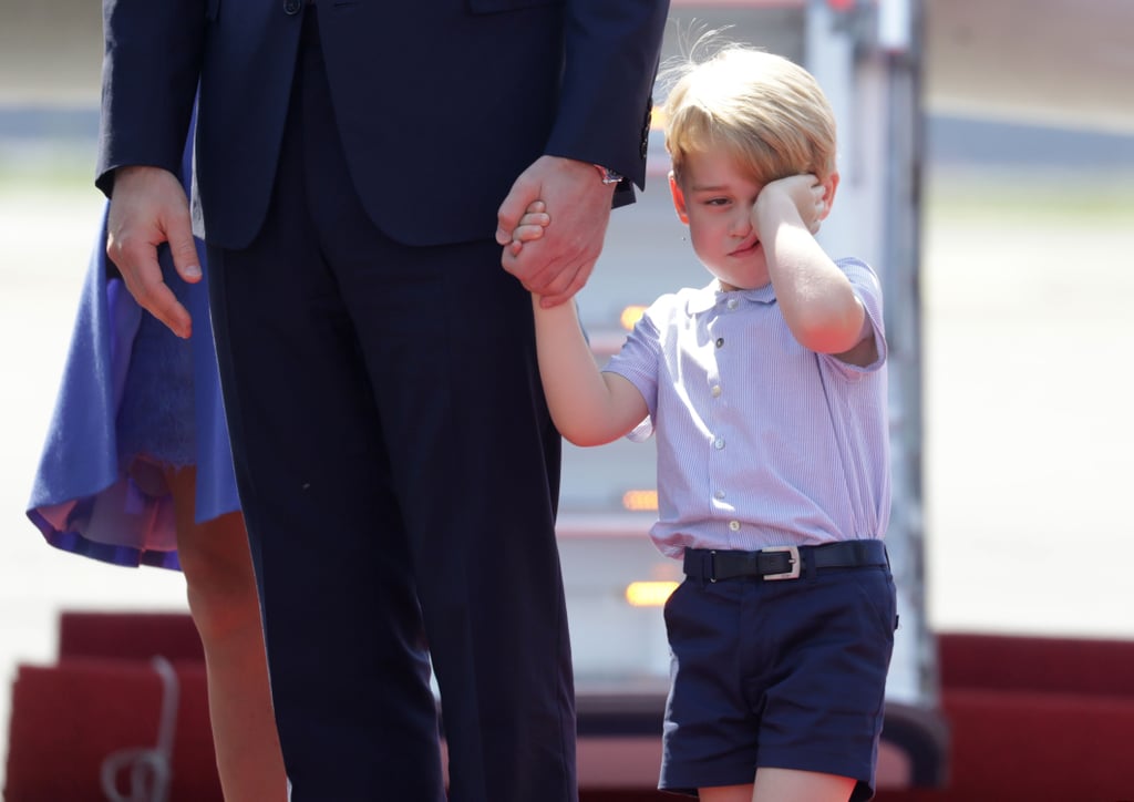 Prince George Funny Pictures in Poland and Germany 2017