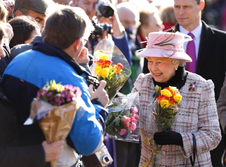 Most: When She Was Showered With Flowers