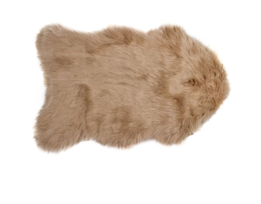 Gordon Asymmetric Faux Fur Rug