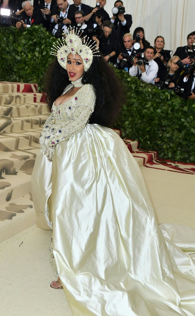 Cardi B Met Gala Dress 2018 | POPSUGAR Fashion Photo 13