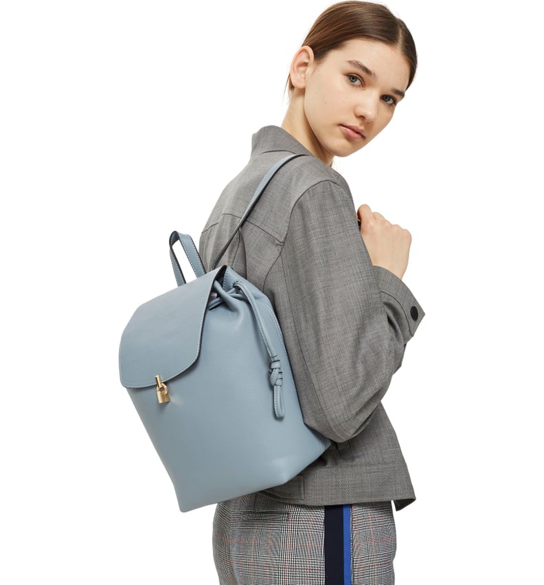 Women'S Medium All Seasons Pu Leather Streetwear Fashion Backpack
