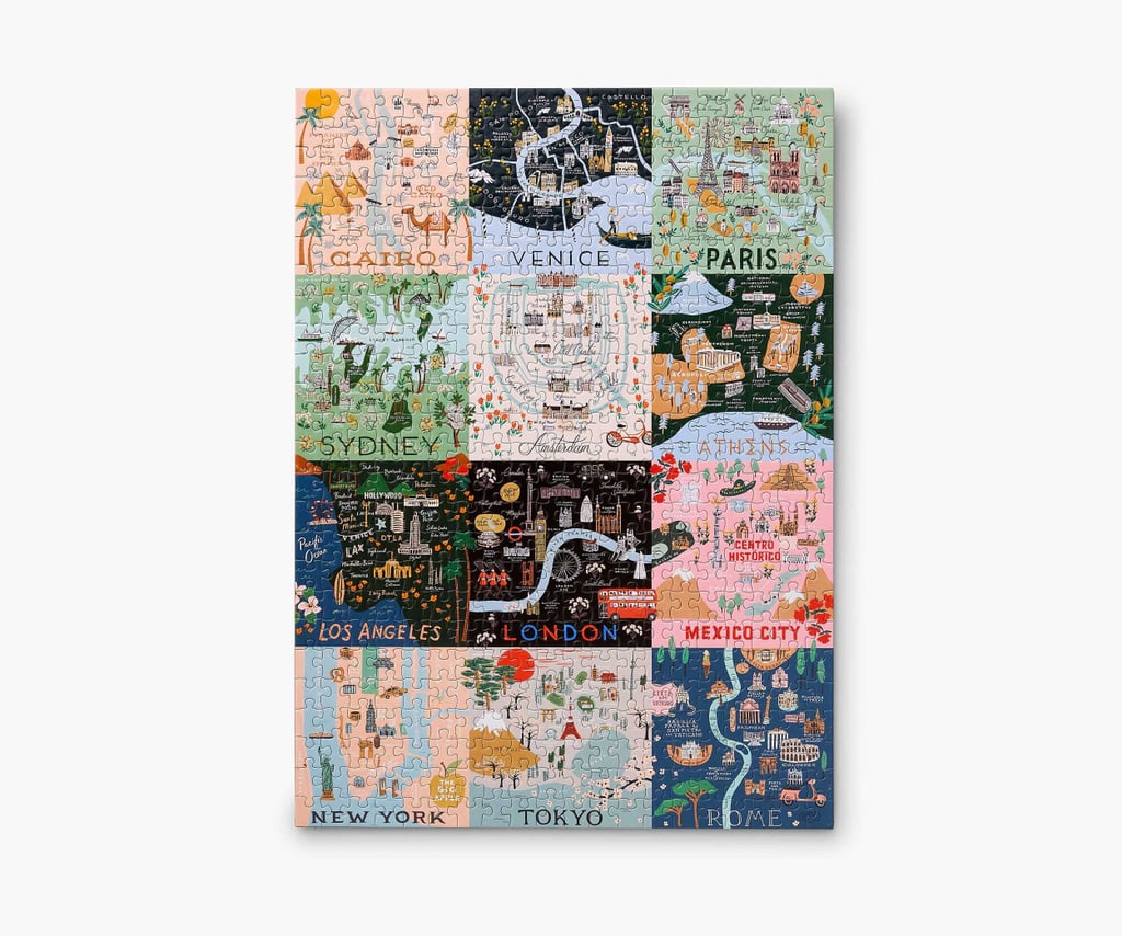 Rifle Paper Co Maps Jigsaw Puzzle