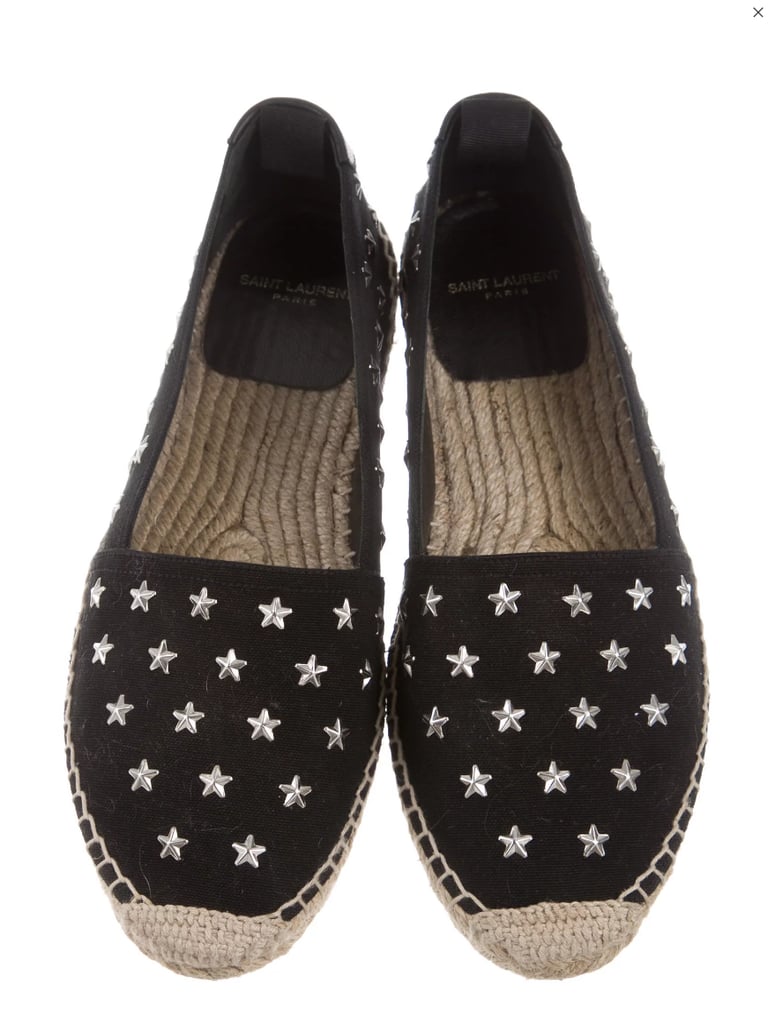 Saint Laurent Star Studded Espadrilles