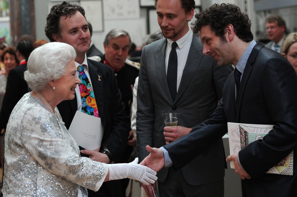 Michael Sheen and Tom Hiddleston, 2012