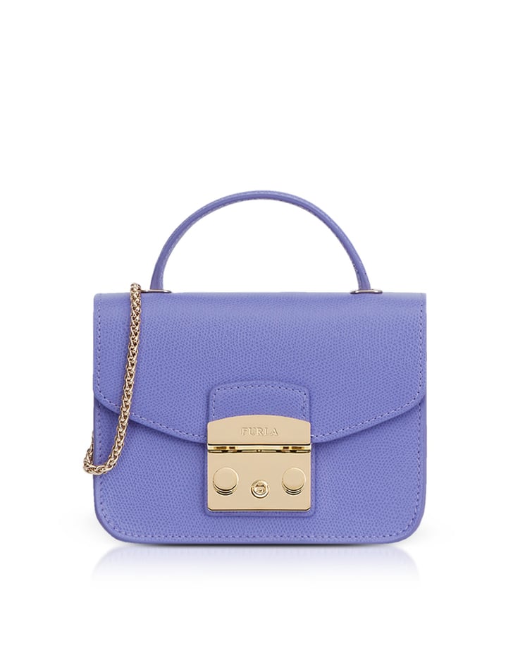 Furla Metropolis Mini Top Handle Crossbody Bag Kate Middleton Purple