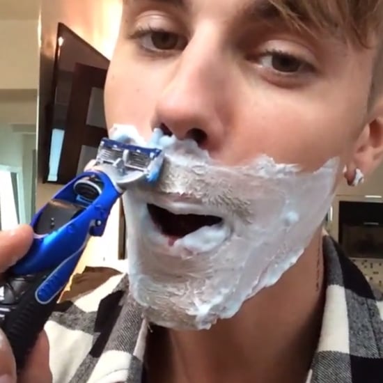 Justin Bieber Shaves His Mustache | Video