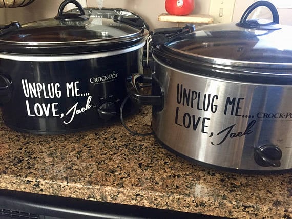 This Is Us Crock-Pot Slow Cooker Decal ($9 each)