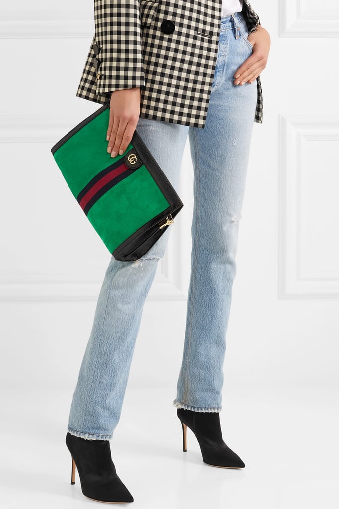 Gucci Ophidia Suede Shoulder Bag