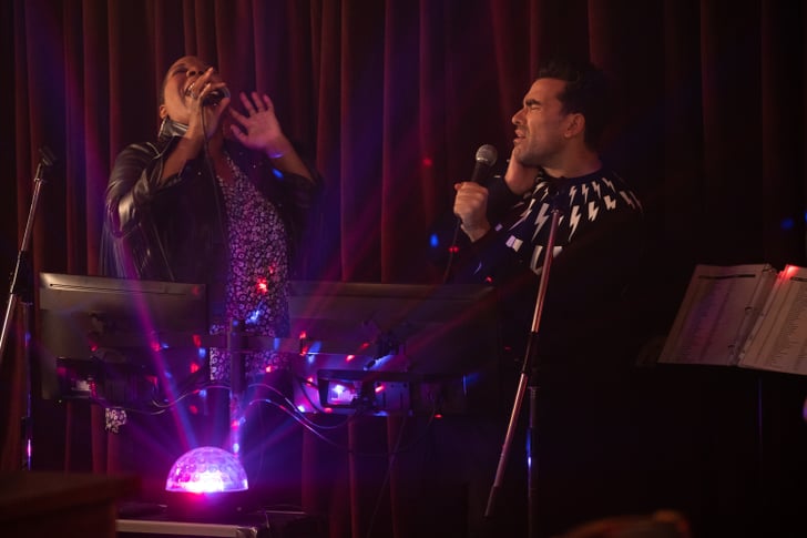 David Rose's Lightning Bolt Sweater on 