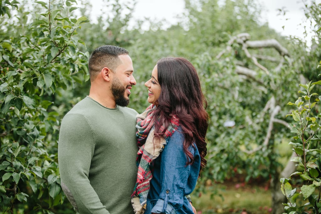 Apple Orchard Engagement Shoot