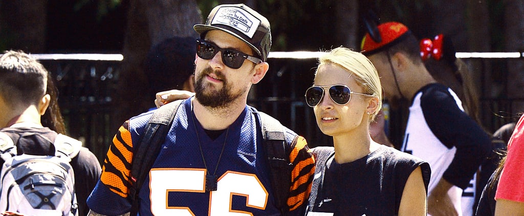 Nicole Richie and Joel Madden at Disneyland September 2015