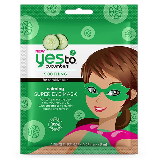 Yes To Cucumbers Single Use Calming Super Eye Mask