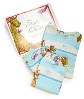 Books To Bed Toddler's & Little Boy's The Knight and the Dragon Pajamas & Book Set