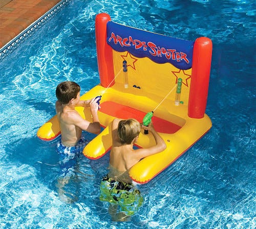 Dual Arcade Shooter Inflatable Pool Toy