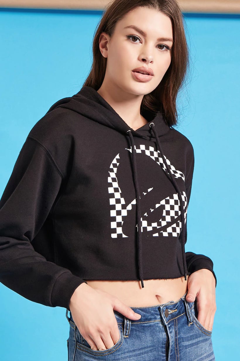 Taco bell print hoodie forever store 21