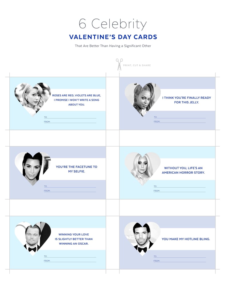 Funny Celebrity Valentine's Day Cards