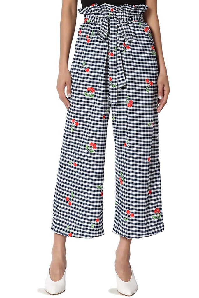 TheMogan Stretch Capri Trousers