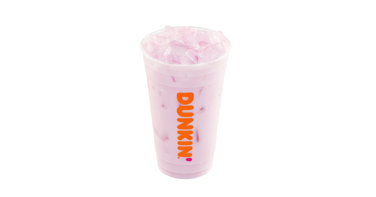 Dunkin' Valentine's Day Pink Strawberry Coconut Refresher See Dunkin