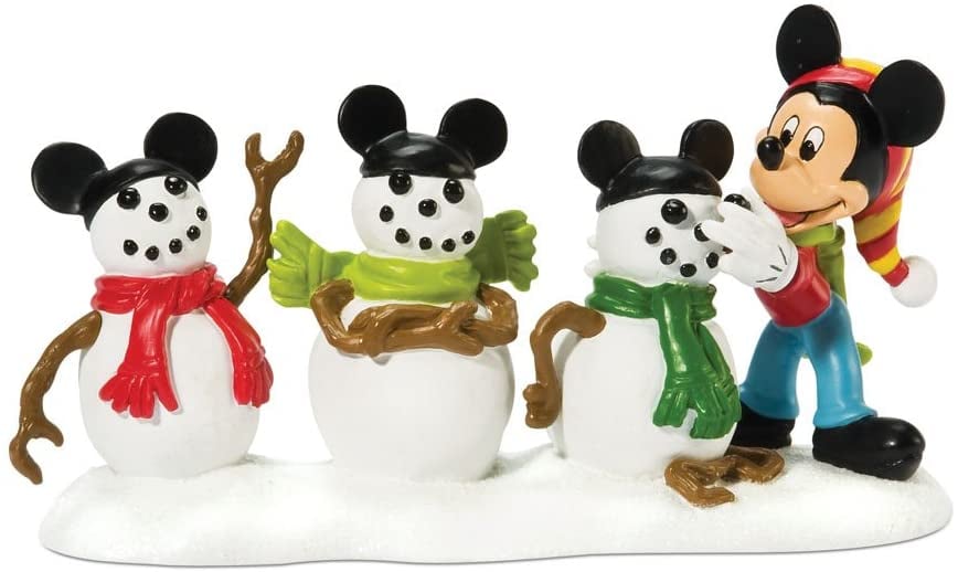A Wintery Piece: Department 56 Disney Village The Three Mousketeers Accessory Figurine