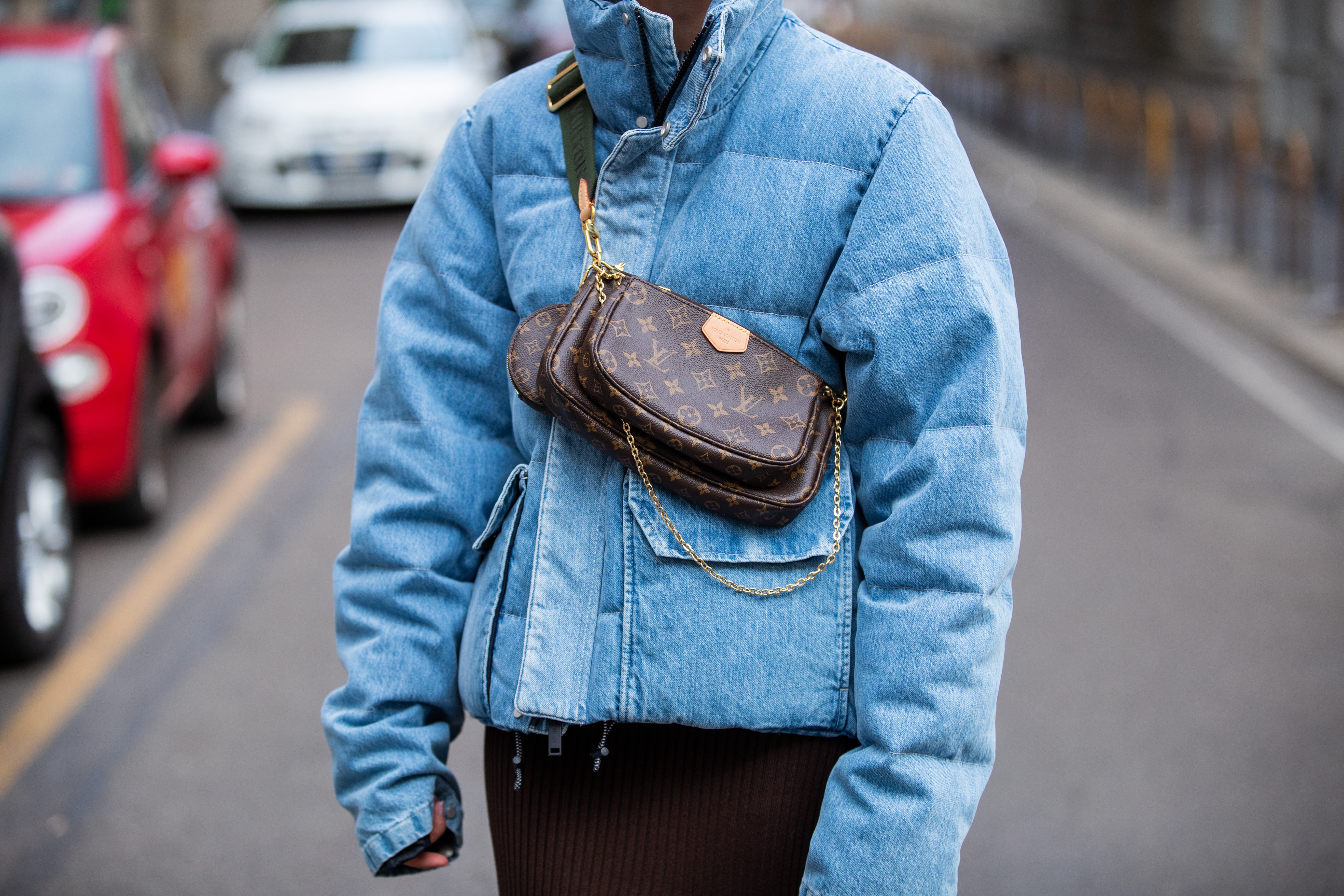 Louis Vuitton Monogram Printed Denim Jacket