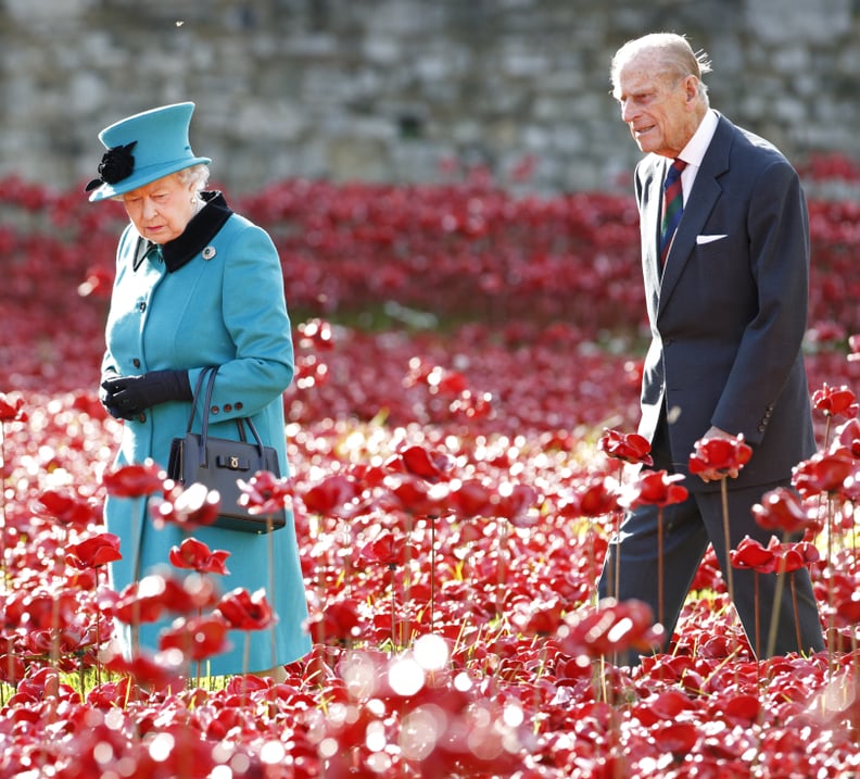 Nobody walks in front of the queen — not even her husband.