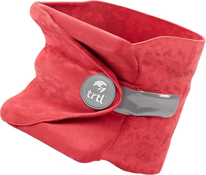 Trtl Travel Pillow in Coral