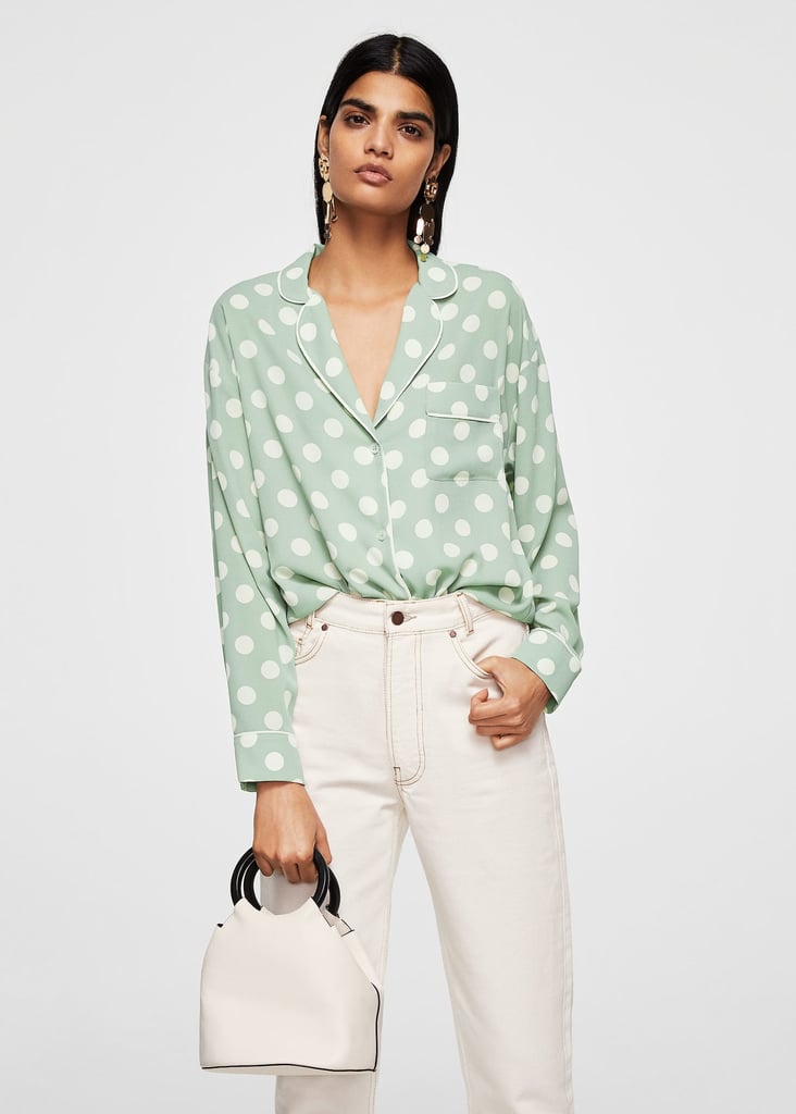 Polka-Dot Blouse