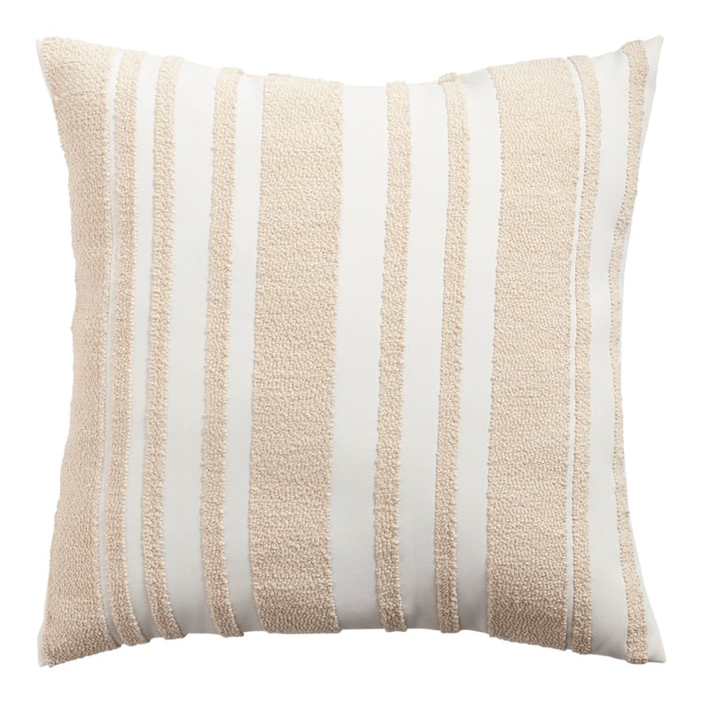 Farmhouse Basic Striped Natural Pillow