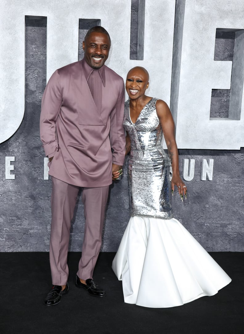 Idris Elba and Cynthia Erivo at the "Luther: The Fallen Sun" Premiere