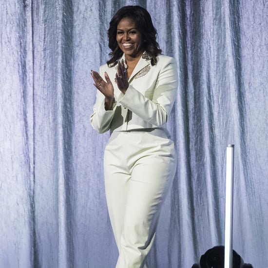 Michelle Obama Green Pastel Suit 2019