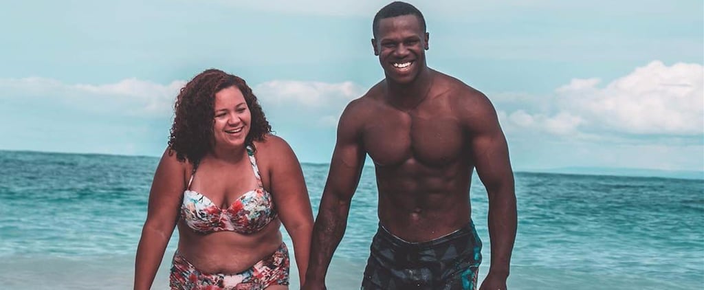 Body-Positive Couple's Photo in Swimsuits
