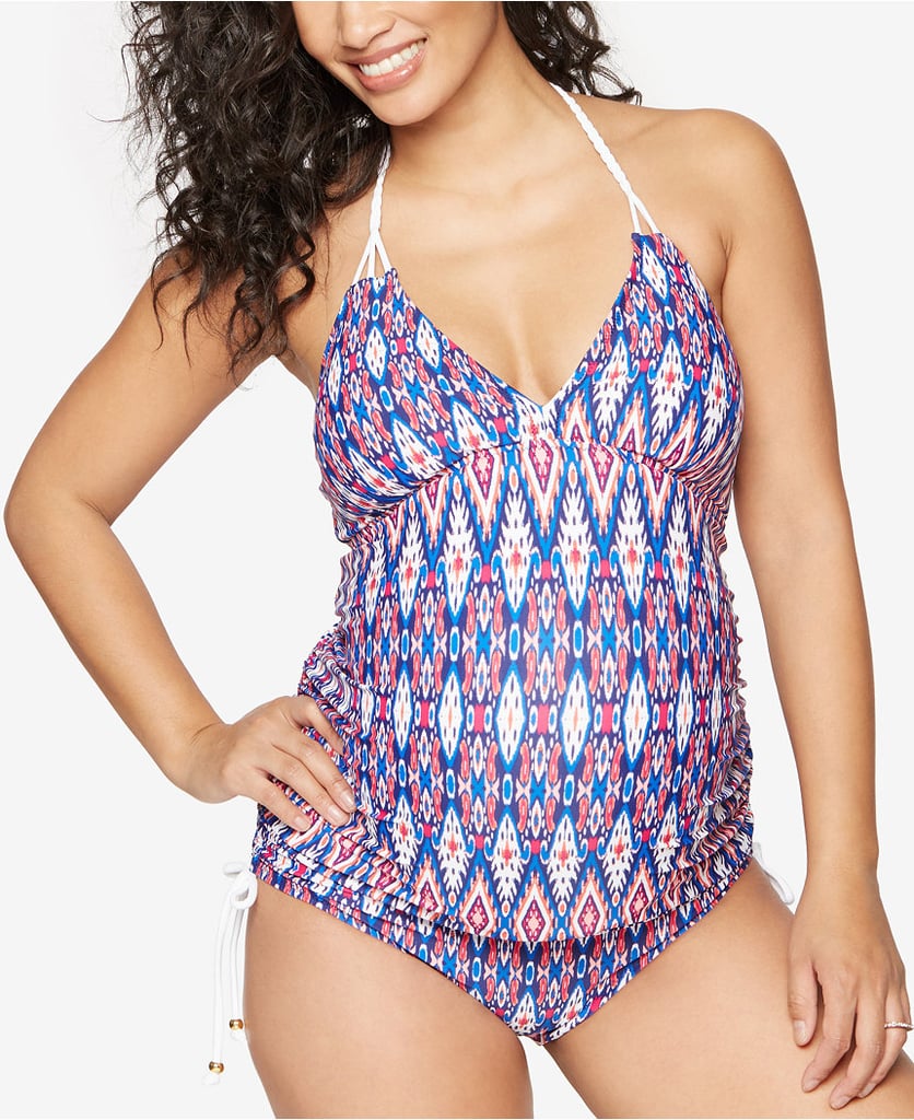 Third Trimester: A Pea in the Pod Maternity Printed Tankini Third Trimester: A Pea in the Pod Maternity Printed Tankini