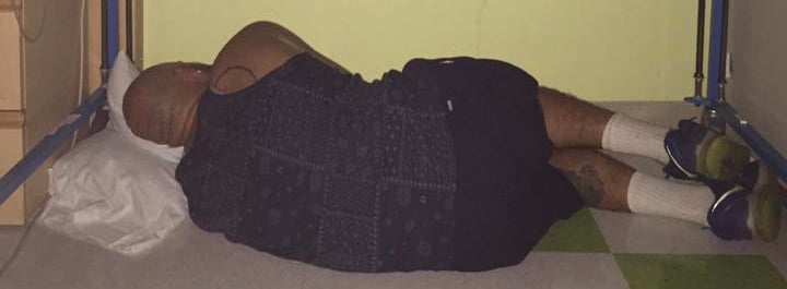 Viral Photo of Dad Sleeping Under Crib
