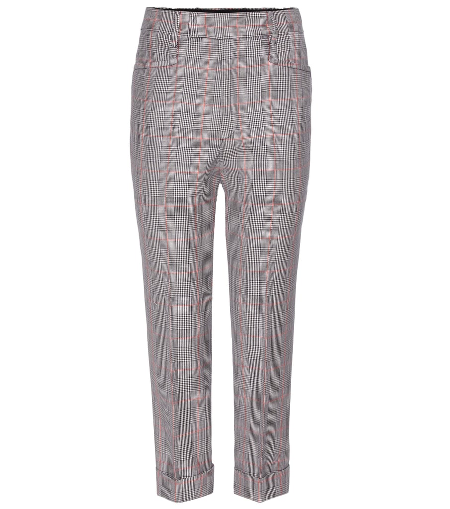 Miu Miu Check Trousers