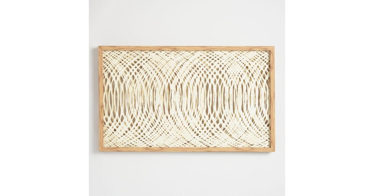 Waves Rice Paper Wall Art Textile Art Wall Decor POPSUGAR Home Photo 9