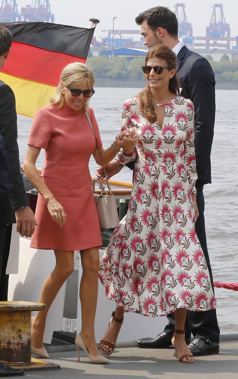 Beige Heels Are Her Wardrobe Staple