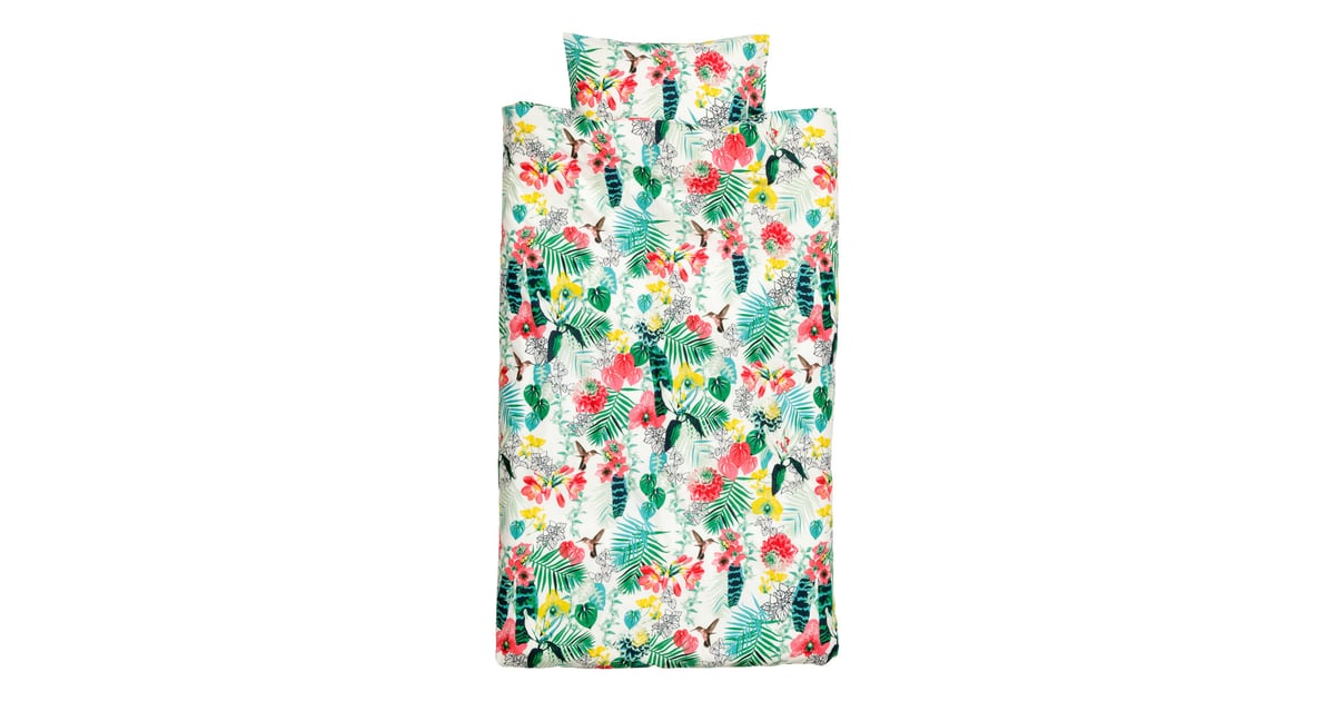 Patterned Duvet Cover (30) H&M Summer 2016 Home Decor POPSUGAR