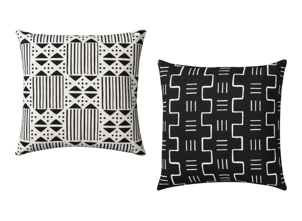 Reversible patterned throw pillow ($20)