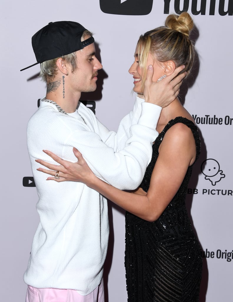 Justin and Hailey Bieber at the Seasons Premiere