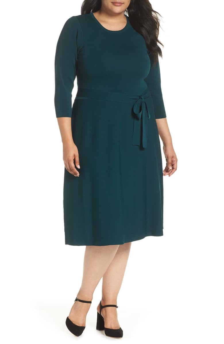 Plus size sweater dress canada store