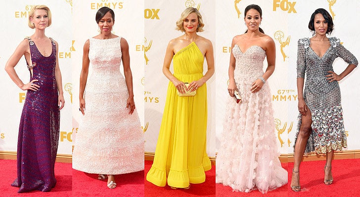 Vote on the best dressed from this year's red carpet.
Feast your eyes on every gleaming gown from the night.
Scratch your head over Kiernan Shipka's unexpected look.
Fawn over the sweet celebrity couples on the carpet.
Soak up Sofia Vergara and Joe Manganiello's love.