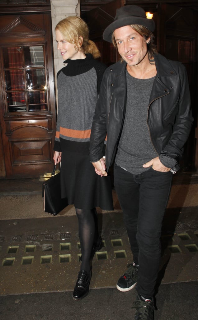 Nicole Kidman and Keith Urban in London October 2015