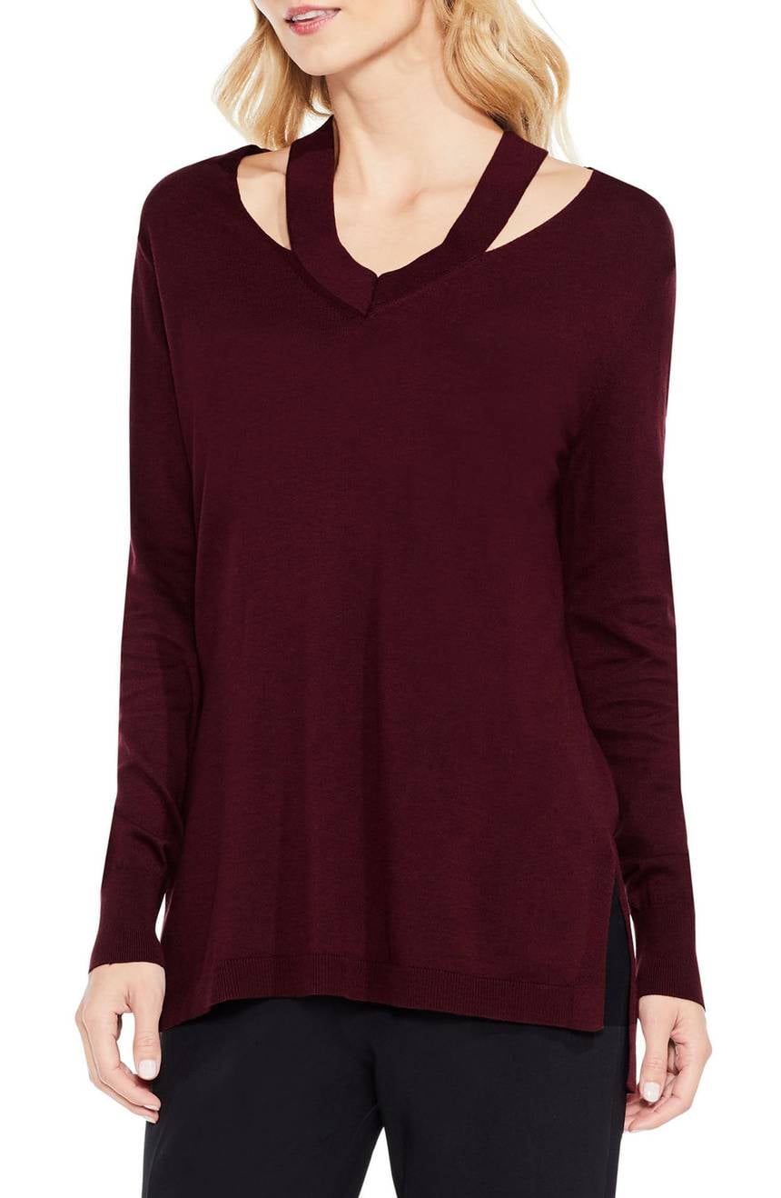 vince camuto cutout sweater