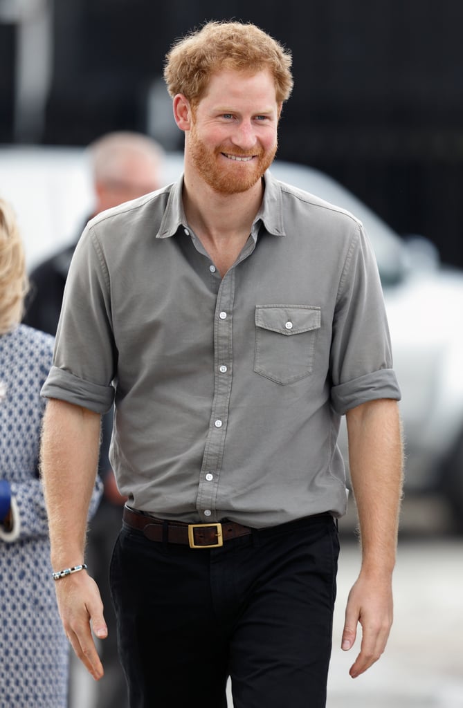 Prince Harry Visits Kids in England July 2016