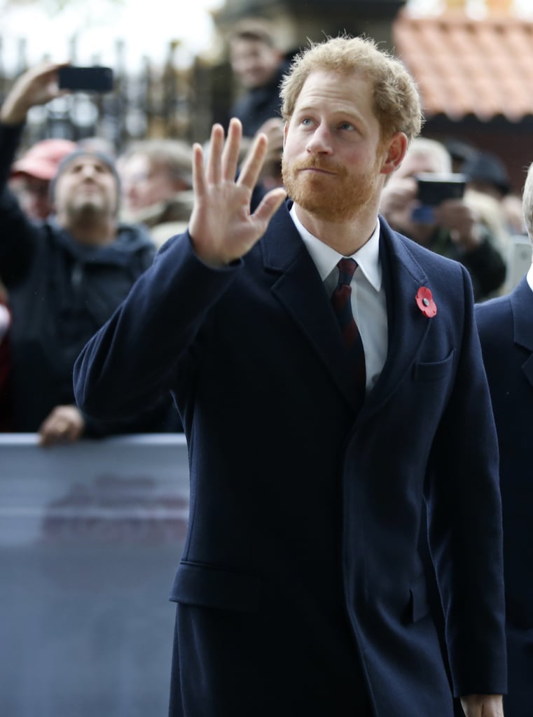 Prince Harry at a Rugby Match in London November 2016