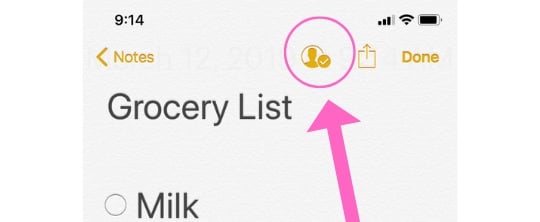 How to Add People to an iPhone Note