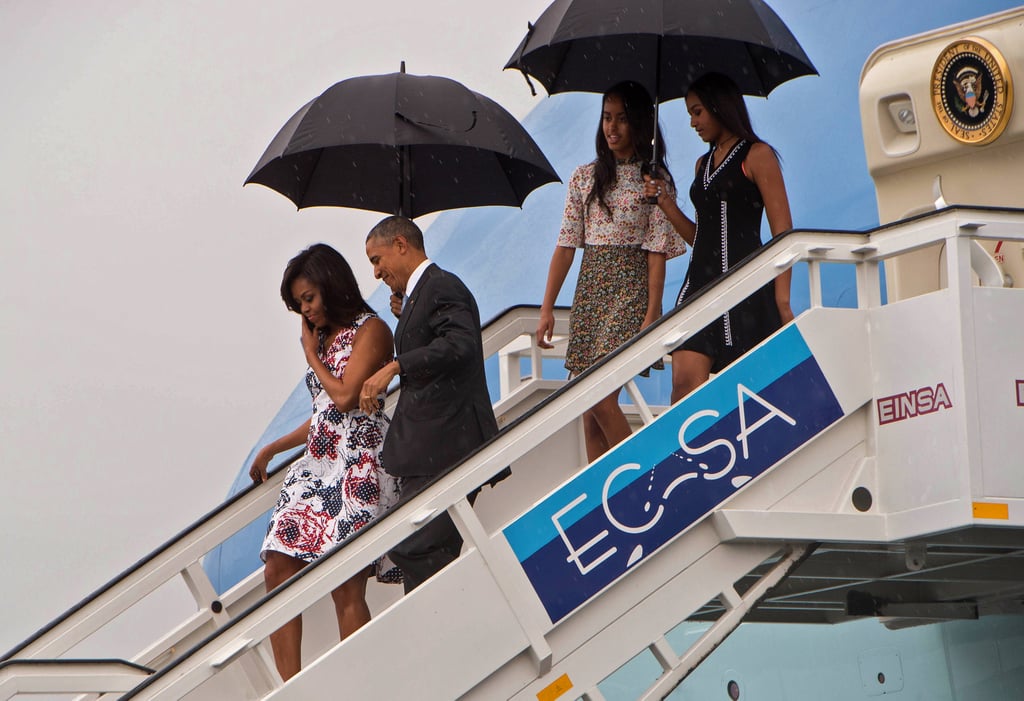 Michelle Obama's Carolina Herrera Dress in Cuba March 2016