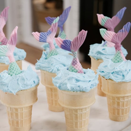 Mermaid Cupcake Ice Cream Cone Recipe