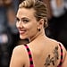 Scarlett Johansson's Back Tattoo Is Only 1 of Many in Her Collection